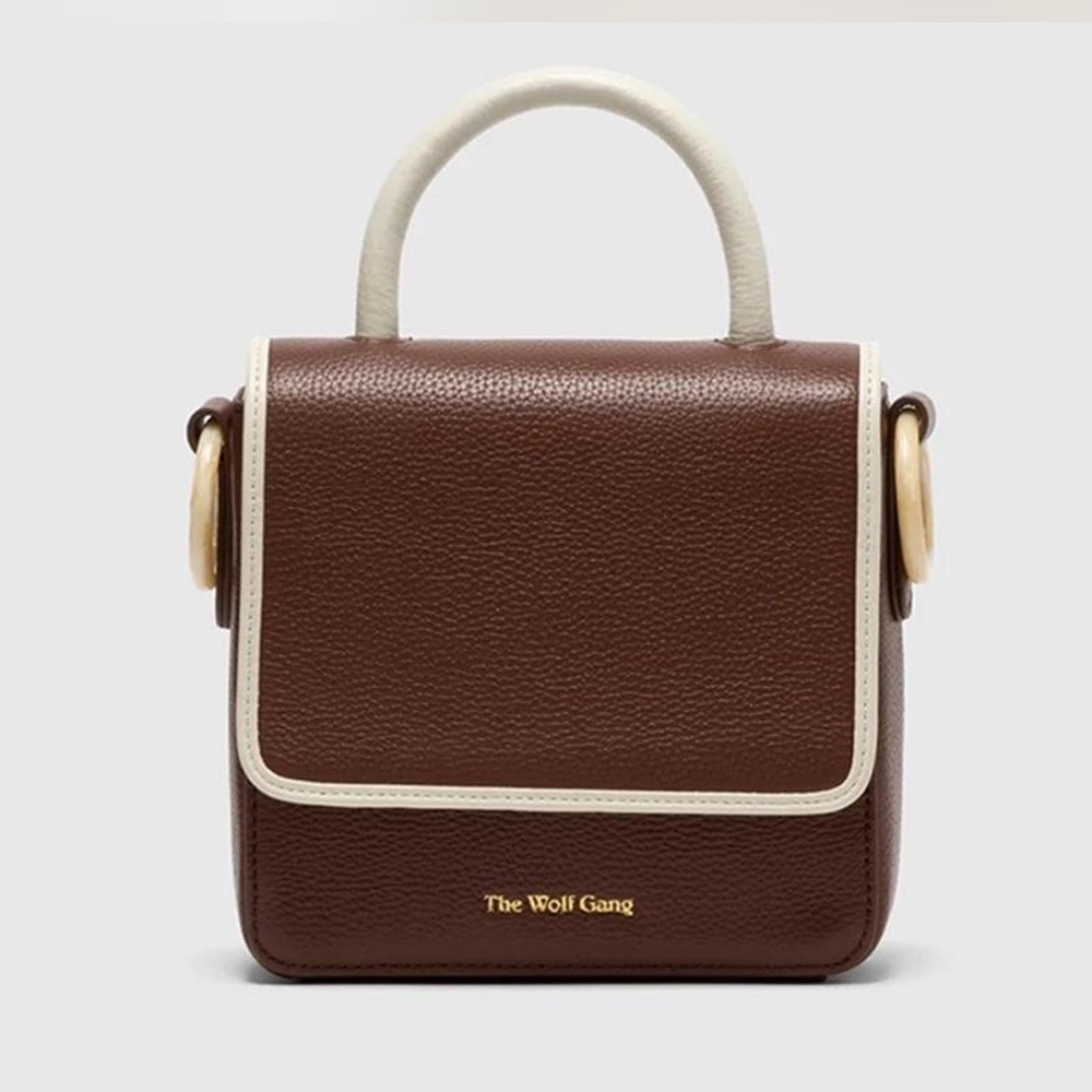 THE WOLF GANG LAYLA MINI BOX BAG IN COCOA
NEVER WORN BRAND NEW 
RETAILS at $298